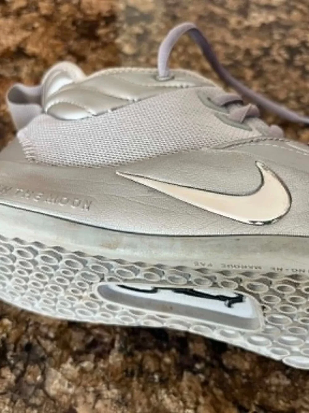 Nike NASA Silver High Top Shoes